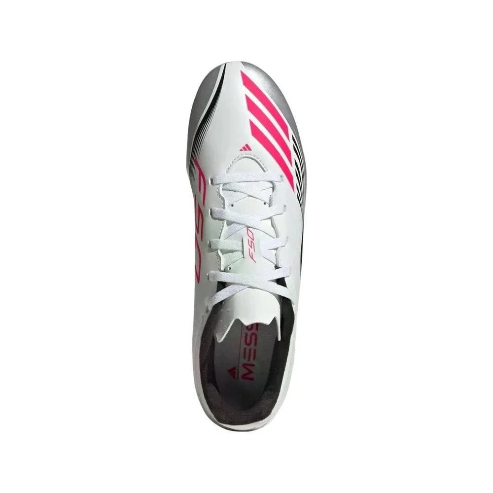 Mens Size 7.5- adidas F50 Messi Club FG / MG White Soccer Cleats  JP7443 NEW